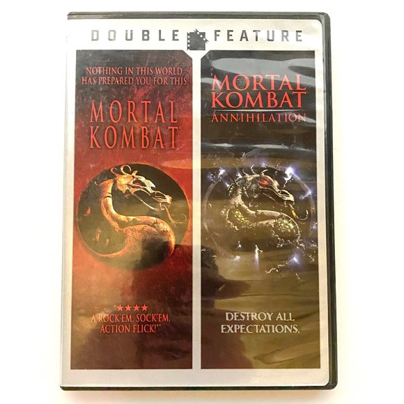 Mortal Kombat, Double Feature, 2 Movies in 1, DVD - Picture 1 of 4